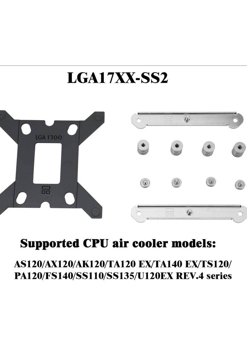 Compatible with Thermalright LGA 1700-SS2 Mounting Kit, for CPU Cooler on for Intel LGA1700 Platform, Mounting Kit for LGA1700 Socket