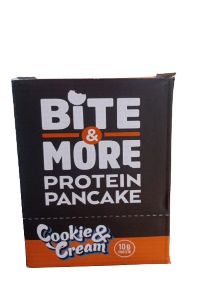 Bite & More Protein Pancake 50g Cookies And Cream Pack of 12