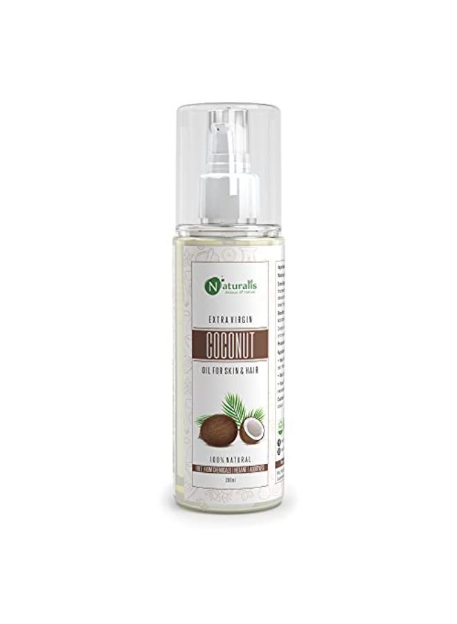 Essence Of Nature Extra Virgin Cold Pressed Raw Coconut Oil Natural Skin Moisturizer, For Hair, Skin And Face, 200 Ml