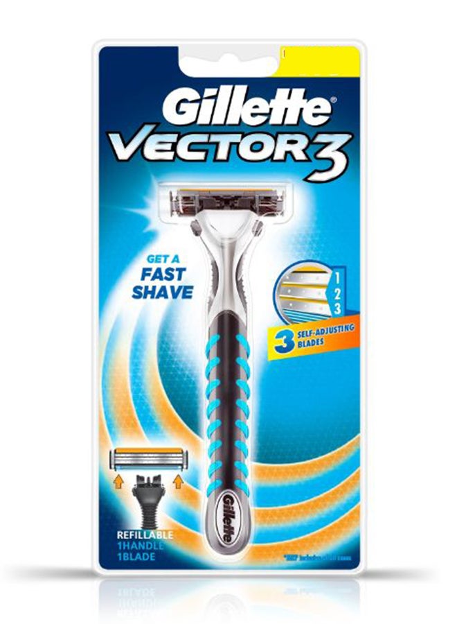 Vector 3 Manual Shaving Razor Blue/Black