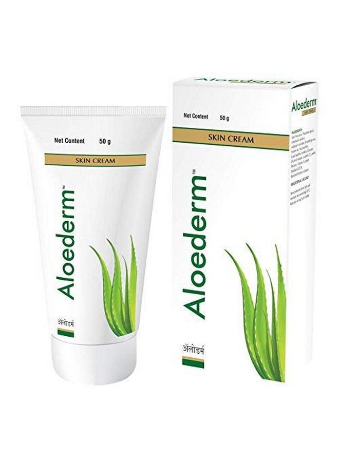 Aloederm Skin Cream For Treating Dry Skin With Aloevera (50Gm) (Pack 1)