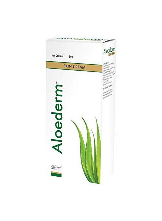 Aloederm Skin Cream For Treating Dry Skin With Aloevera (50Gm) (Pack 1)