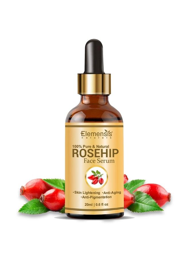 Rosehip Oil For Face Glowing & Brightening Antiageing Rosehip Serum For Face 20Ml