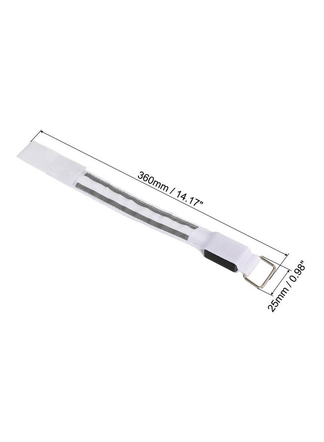 Led Wristband 4 Pack Light Up Bracelets Led Armbands Glow In The Dark Safety Wrist Band For Parties Concerts Festivals Night Run White