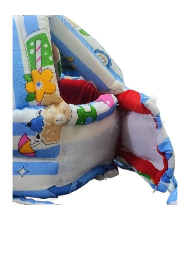 Baby Infant Toddler Helmet No Bump Safety Head Cushion Bumper Bonnet Adjustable Protective Multi Printed Cap Child Safety Headguard Hat For Running Walking Crawling Safety Helmet For Kid (Multicolour)