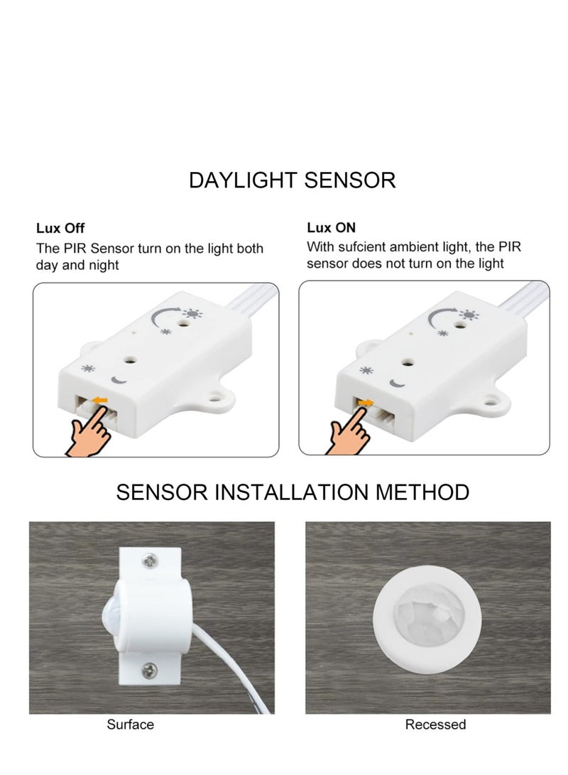 LED Motion Sensor Stair Light, 5m WS2818 Running Light Strip for RGB Stair Light Controller, Automatic Stairway LED Controller, Stair Light Controller