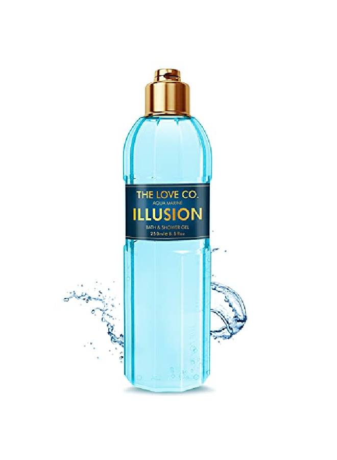 Luxury Aqua Shower Gel Illusion Body Wash For Women And Men Unisex Personal Care Products Parabenfree Bath Soap That Hydrates And Gently Cleanses