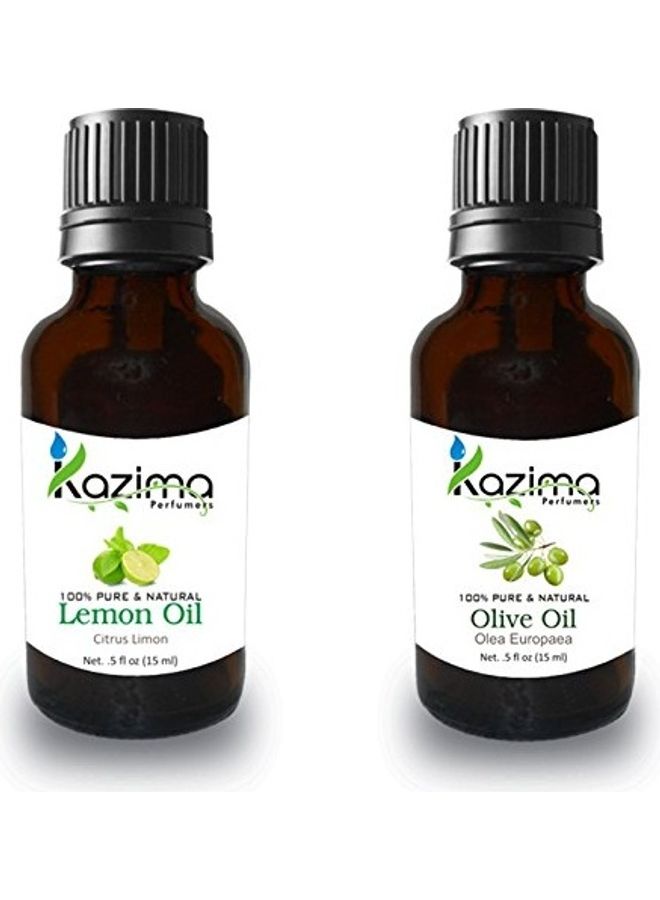 2-Piece Olive And Lemon Oil