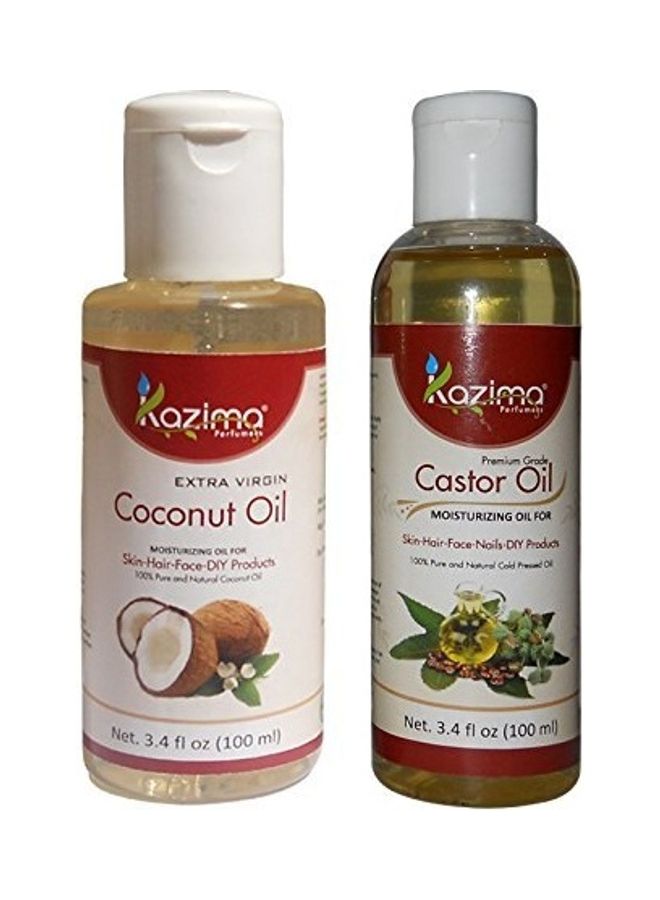 Castor Carrier Oil And Coconut Cold Pressed Oil 100ml