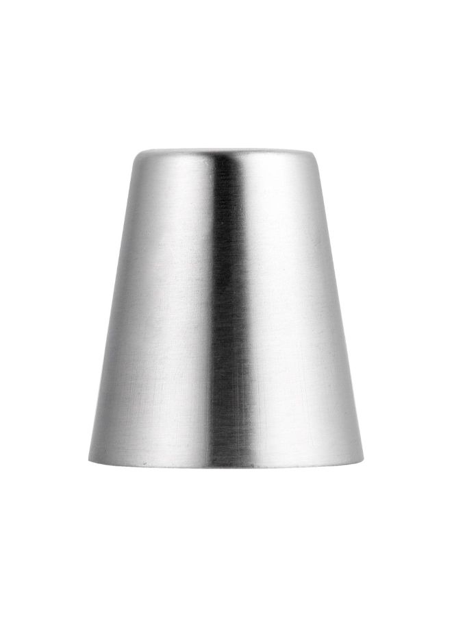 10-Piece Sphere Ball Tip Icing Nozzle Silver 3.7 x 3.7 x 4.1centimeter