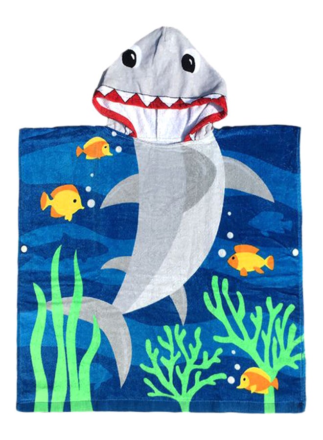 Printed Hooded Pullover Swimming Bath Towel 60cm