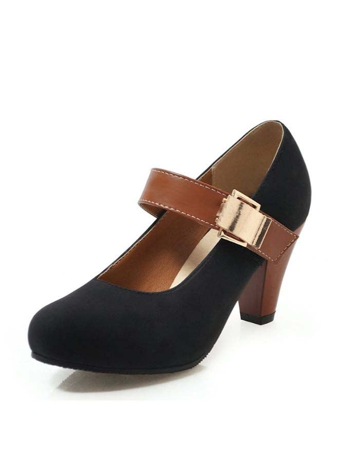 Heeled Dress Sandals Black/Brown