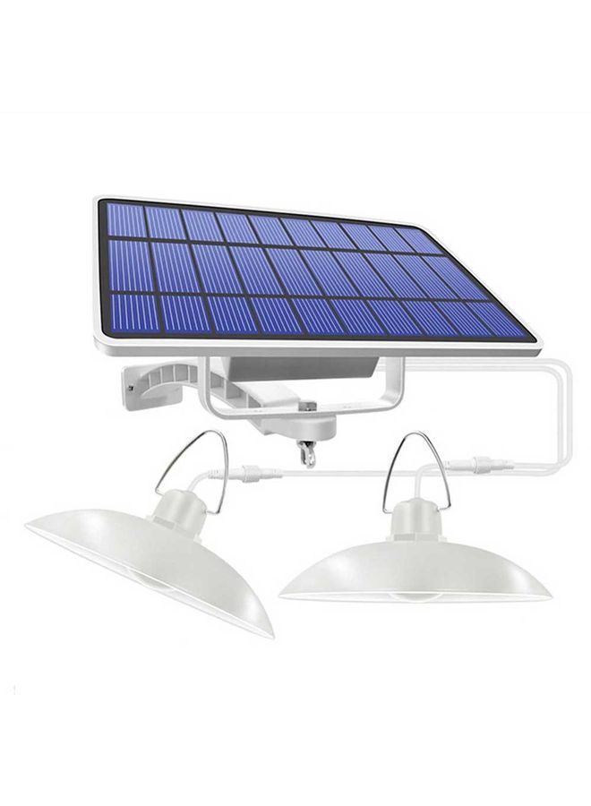 Double-Headed Solar Retro Ceiling Lamp White/Blue/Black