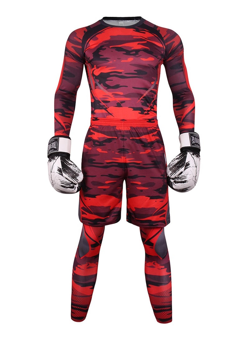 Loose Fitting Ice Silk Pants Quick Drying Sports Set