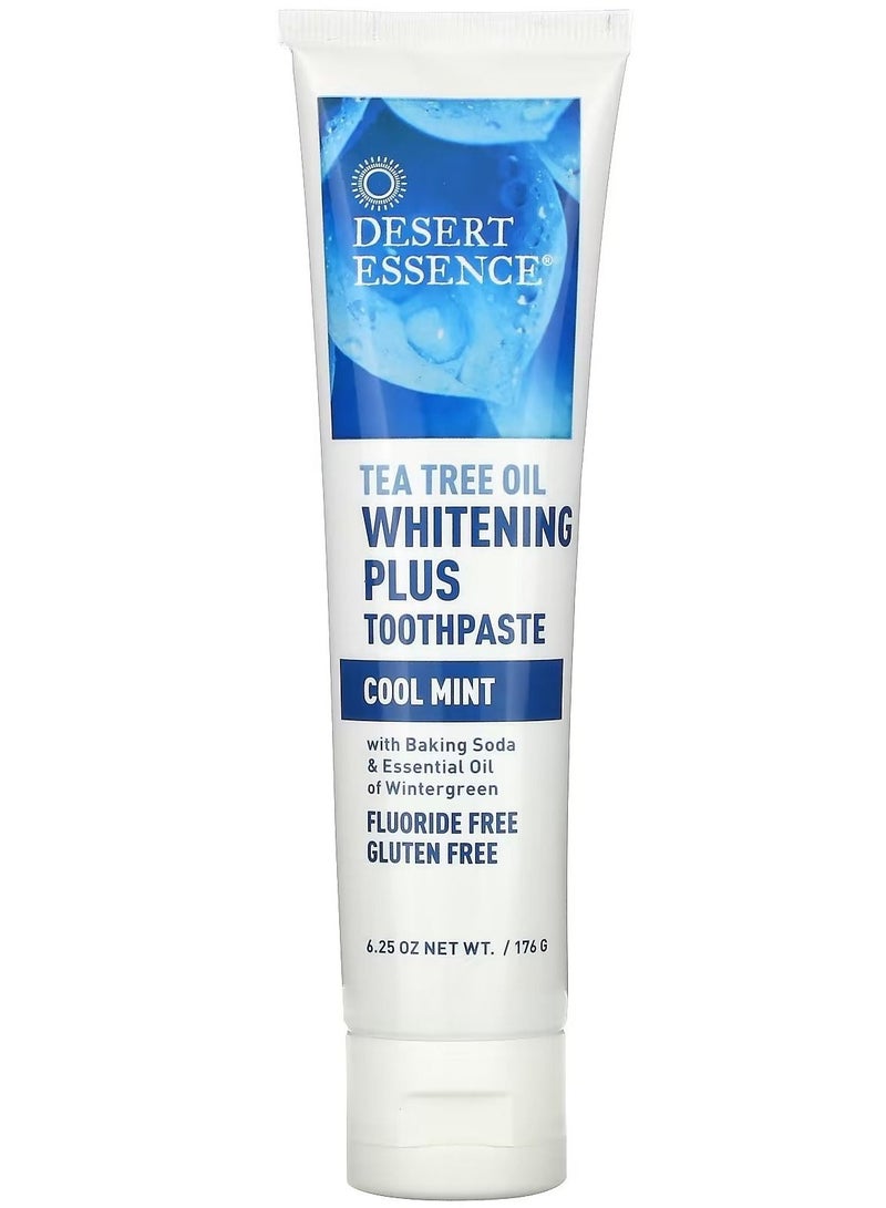 Tea Tree Oil Whitening Plus Toothpaste Cool Mint 6.25 oz 176 g