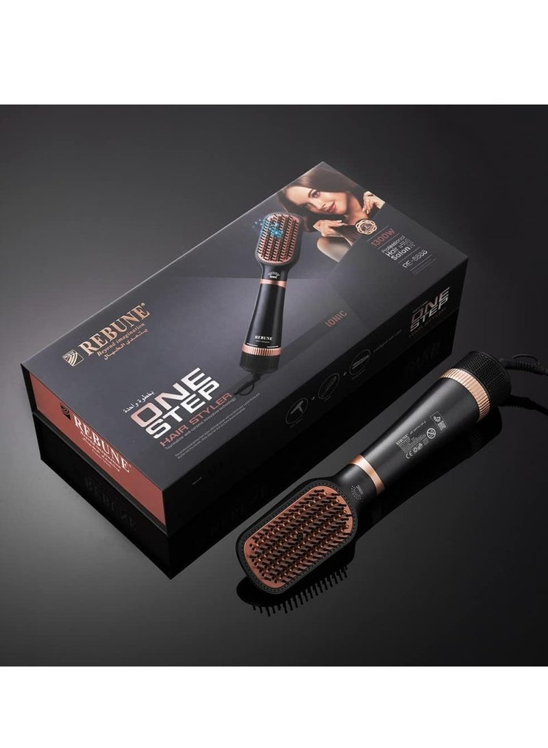 Hair styler with different modern design to keep your hair shiny during the day 2 in 1 with ions 1300W