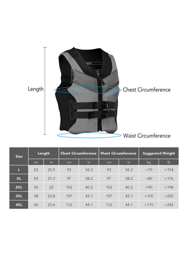 Portable Buoyancy Swimming Vest  XL