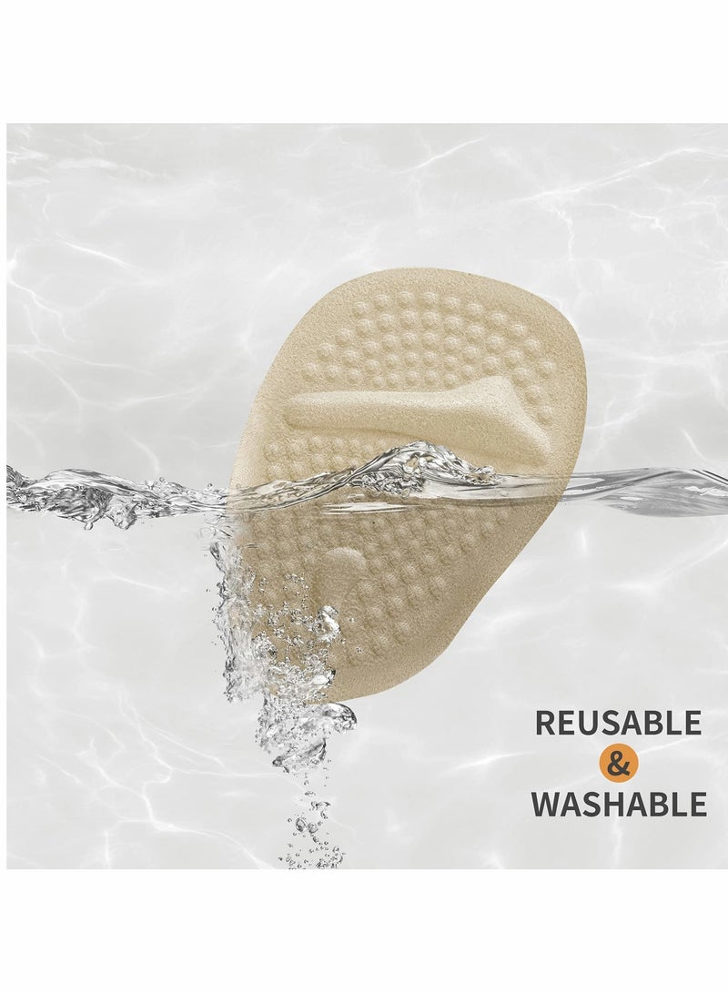 Gel Insoles, 12 pcs Metatarsal Pads for Women, Shoe Insoles Foot Relief Pads Soft Gel Pads High Heel Pads Foot Pain Relief Pads Heel Inserts Feet Protectors Gel Cushions for Shoes Heels Women