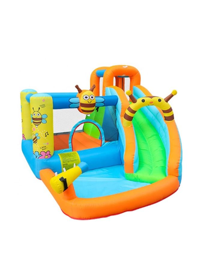 Little Bee Yard Inflatable Bouncer Castle House Water Slide For Kids Jumping