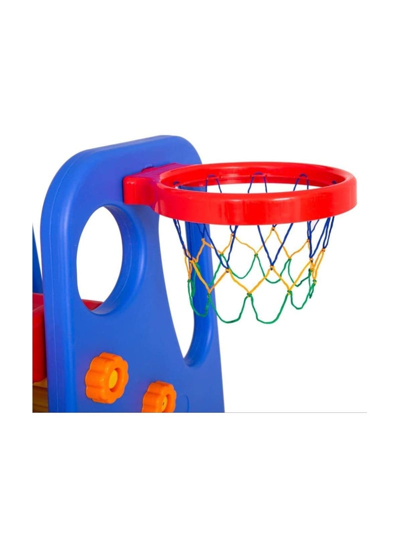 Gold Land Toys Kids Slide and Basket Ball Game Set 158 * 84 * 103cm