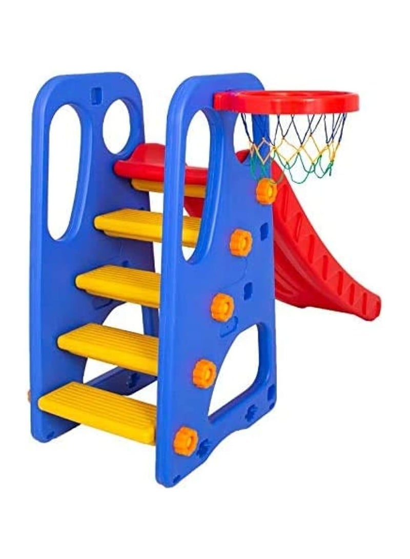 Gold Land Toys Kids Slide and Basket Ball Game Set 158 * 84 * 103cm