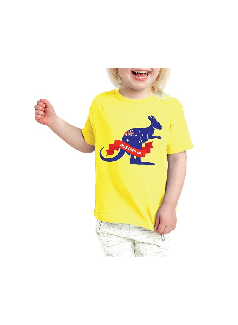 Australia Day Gift Set for Girls - T-Shirt - Cap - Badge and Flag Set - Celebrate Australia Day with this Kids Combo Pack in Style