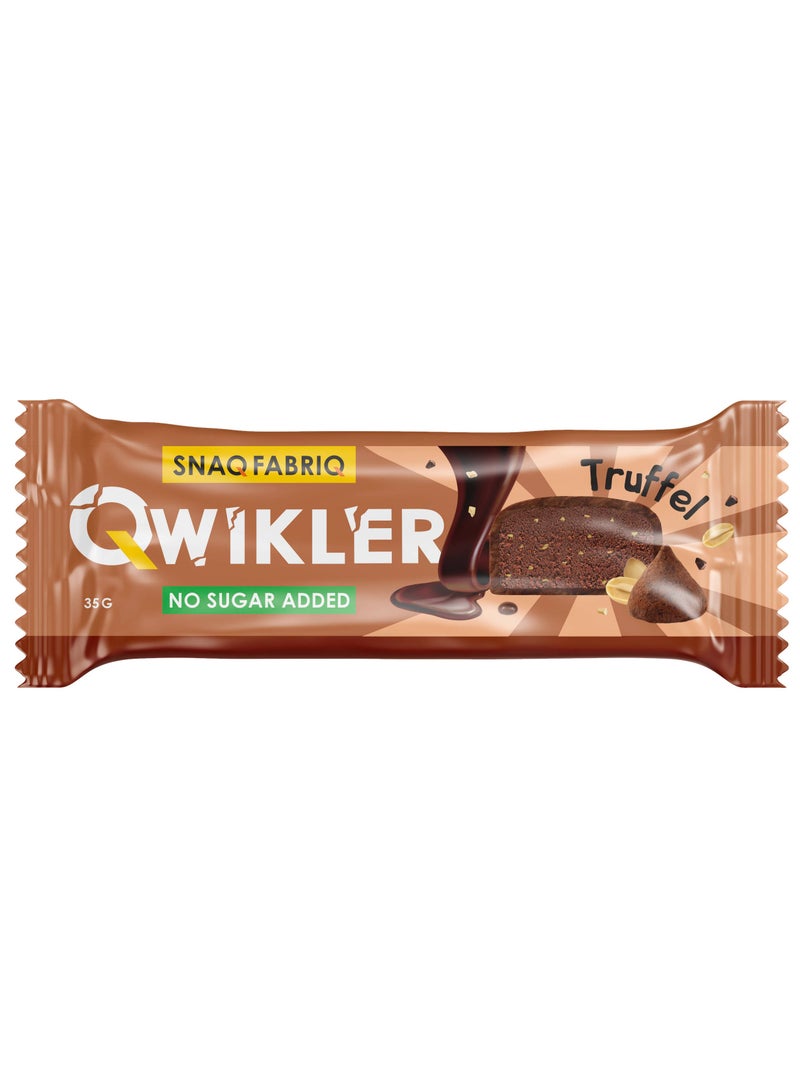 Qwikler Bar with Peanut and Truffle No Sugar Added 12x35g