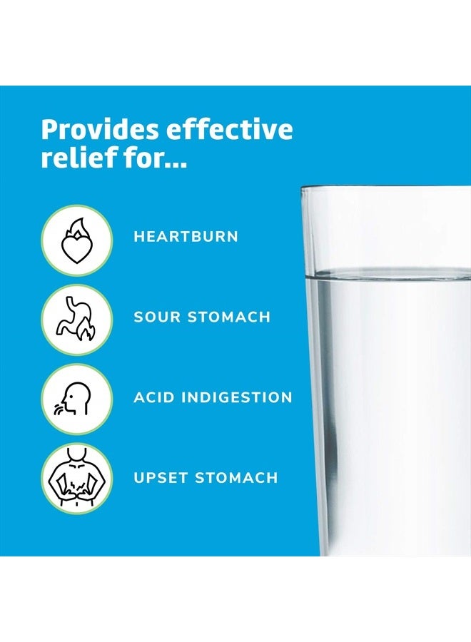 Pure Sodium Bicarbonate - USP Grade Bicarbonate of Soda – 100% Pure Baking Soda – Aluminum Free Antacid Powder for Heartburn & Indigestion - Packed in USA, 4 OZ. (4 Bottles)