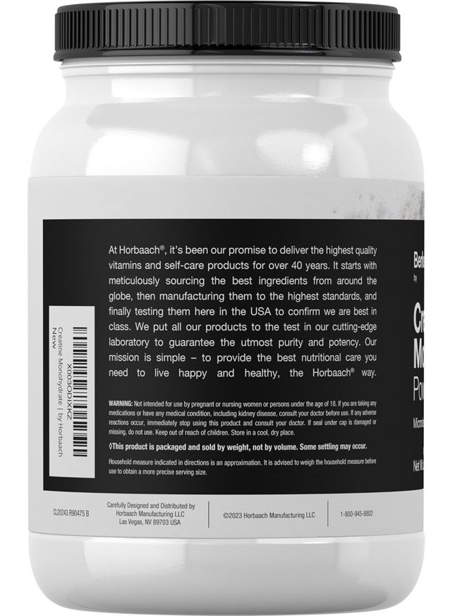 Creatine Monohydrate Powder | 2.2lbs (35.2 oz) | HPLC Purity Tested | Vegetarian, Non-GMO, & Gluten Free Supplement