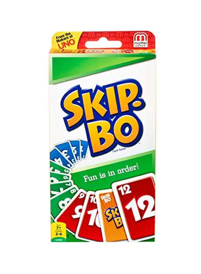 Skip Bo Card Game 1050