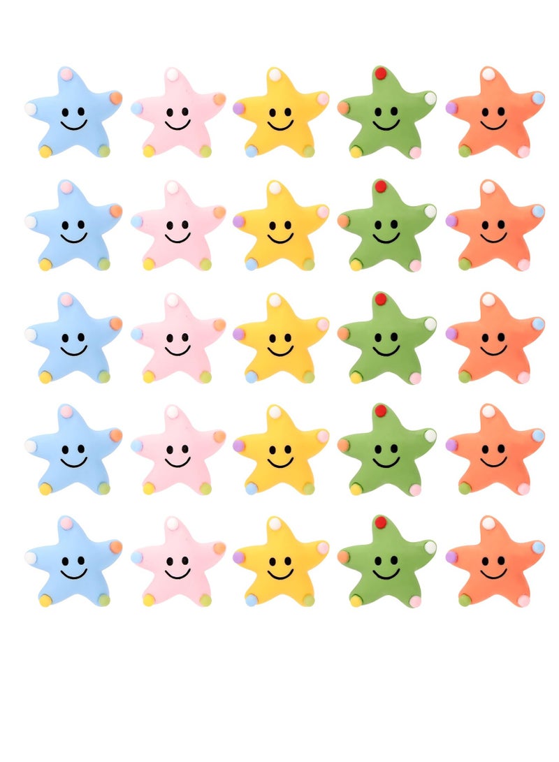 Starfish Fridge Magnets, 25pcs Refrigerator Magnets, Decorative MagnetsSmall and Cute Magnets,for Locker Whiteboard Home Office Decor