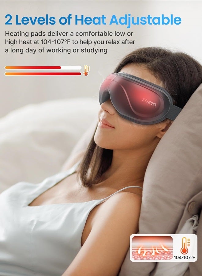 FSA/HSA Eligible Eyeris 2 Eye Massager with Heat, Face Massager, Eye Mask for Migraines Relief, Eye Strain Dry Eye, Father Day Gift for Dad