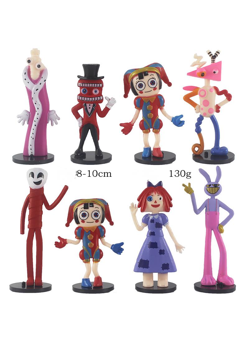 8 Pcs The Amazing Digital Circus Toy Set Ideas Toys Popular Cartoon Anime Model Ideas Toys Gifts for Adult & Kids