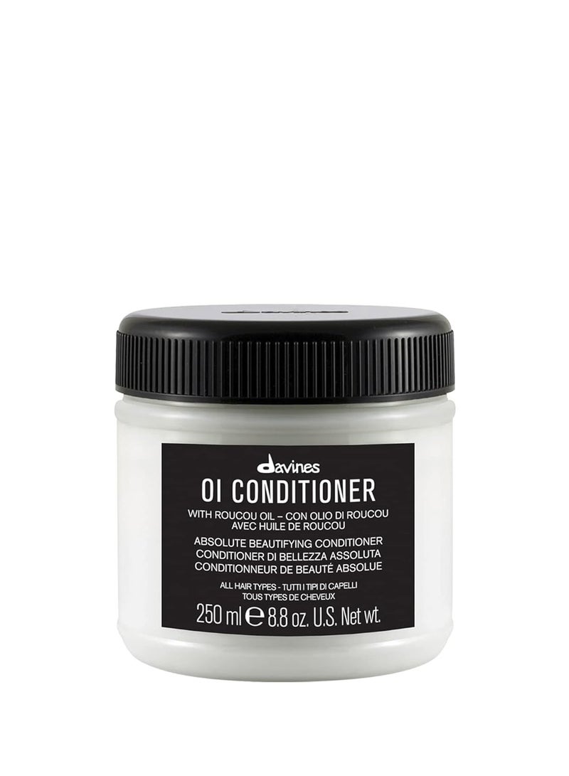 Davines OI Conditioner, Smoothing Conditioner For Normal Hair And All Hair Types, Softens And Restores Chemically Treated Hair