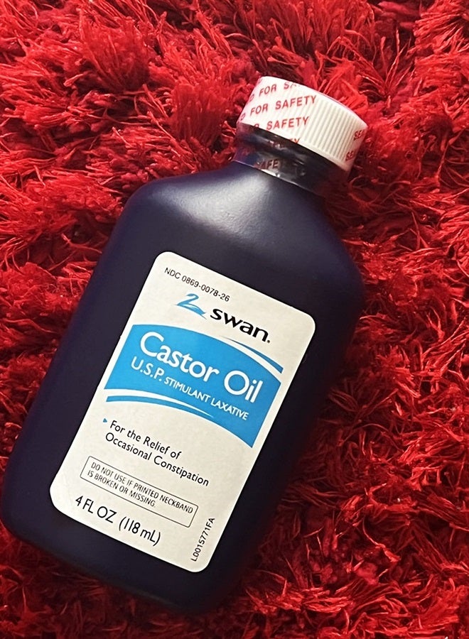 SWAN Castor Oil USP 100% Stimulant Laxative 4 FL OZ - For Relief of occasional Constipation