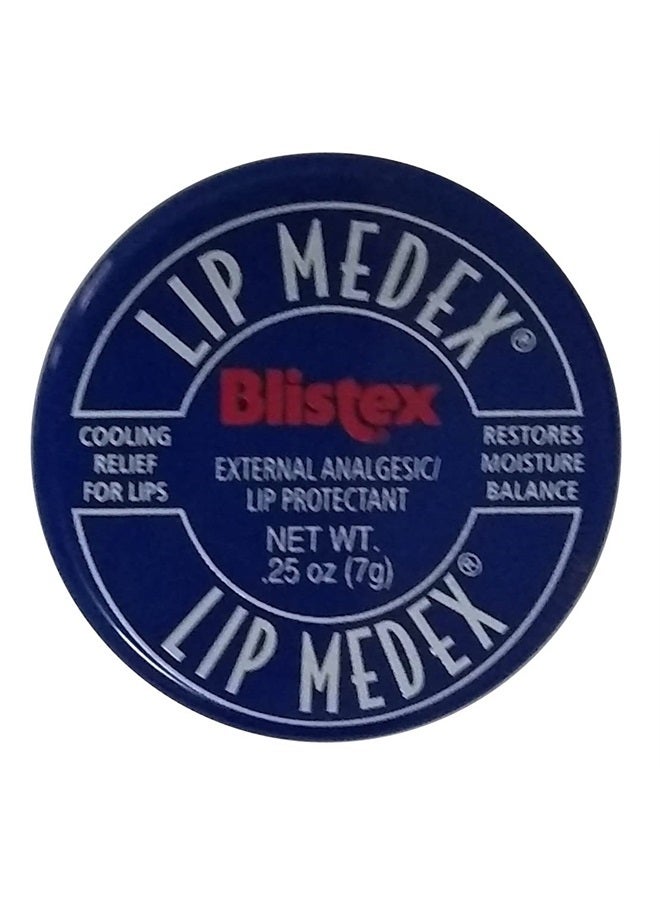 Medicated Lip Balm, Lip Medex - for Cold, Sores, Cracked & Dry Lips - 0.25 Oz x 2 Pack