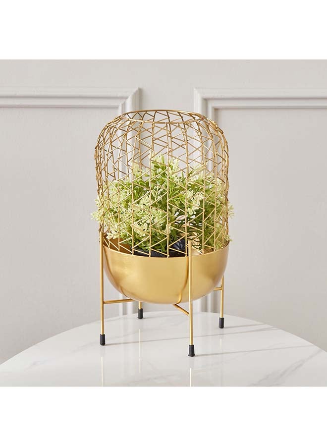 Helix Metal Wired Planter Stand 20 x 35 x 20 cm