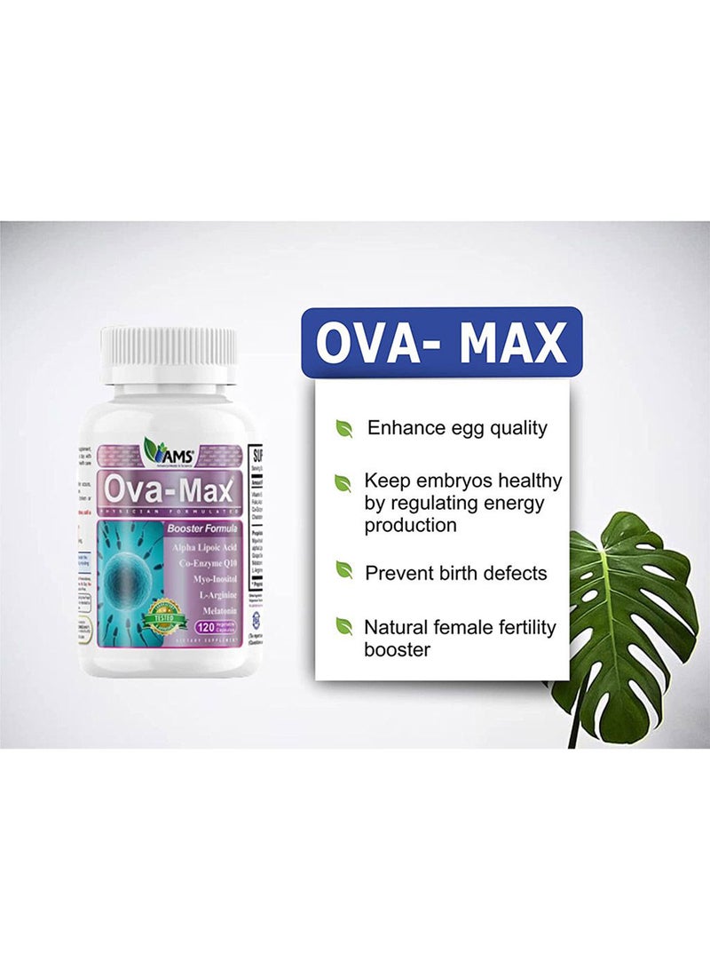 OvaMax Energy Booster Formula - 120 Capsules