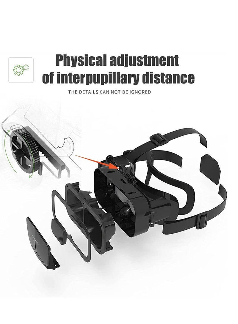 VR Virtual Reality D Glasses Earphones Helmets VR Goggles Adjustable