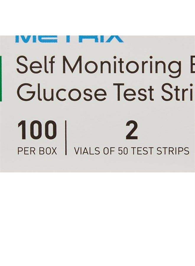 True METRIX Self-Monitoring Blood Glucose Test Strips - Supplies for Diabetes Self Monitor Systems, 100 Strips, 1 Pack