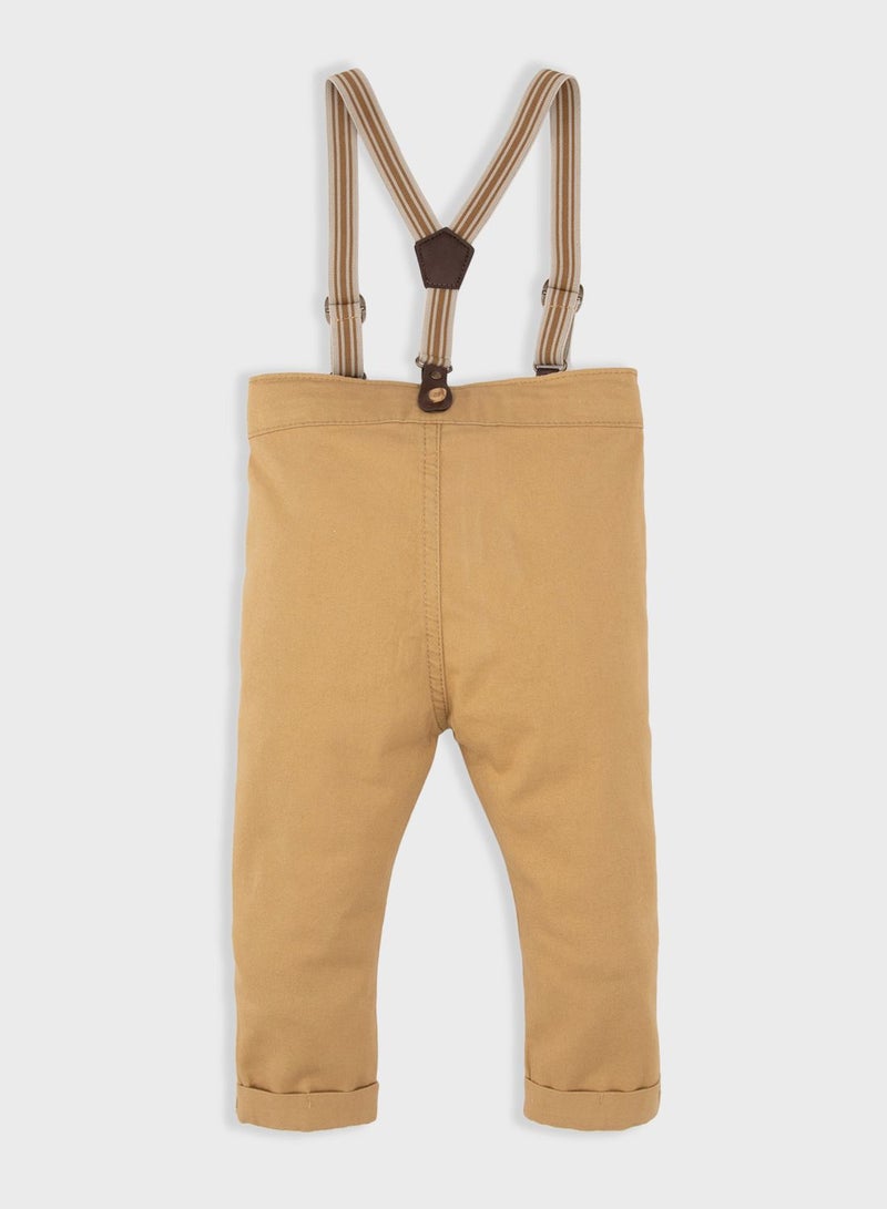 Baby Boy Regular Fit Gabardine Trousers