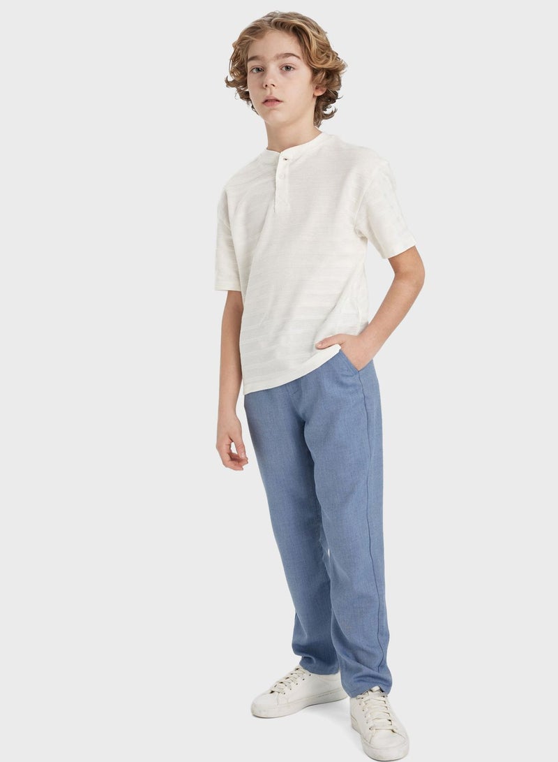 Boy Regular Fit Standard Leg Trousers