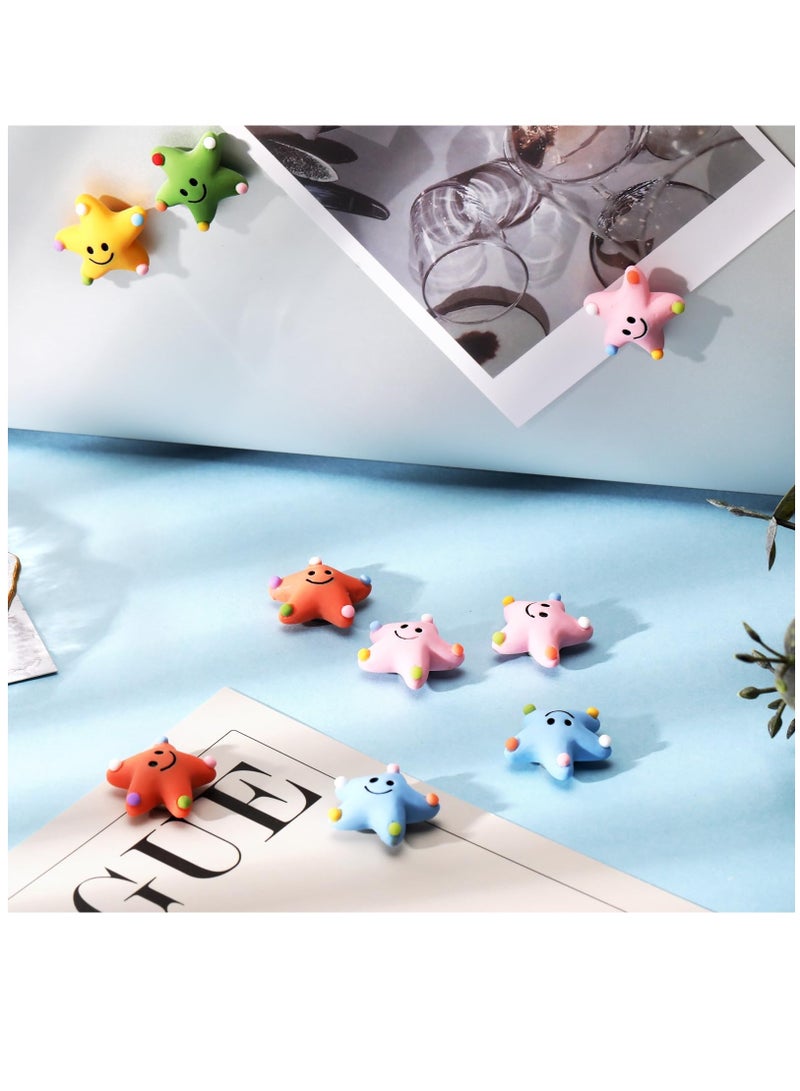 Starfish Fridge Magnets, 25pcs Refrigerator Magnets, Decorative MagnetsSmall and Cute Magnets,for Locker Whiteboard Home Office Decor