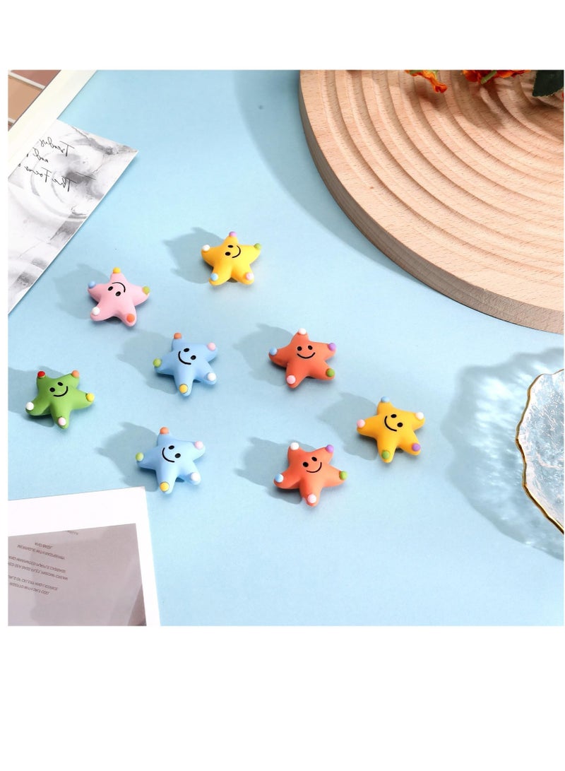 Starfish Fridge Magnets, 25pcs Refrigerator Magnets, Decorative MagnetsSmall and Cute Magnets,for Locker Whiteboard Home Office Decor