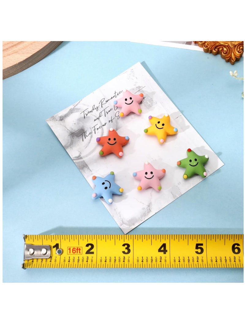 Starfish Fridge Magnets, 25pcs Refrigerator Magnets, Decorative MagnetsSmall and Cute Magnets,for Locker Whiteboard Home Office Decor