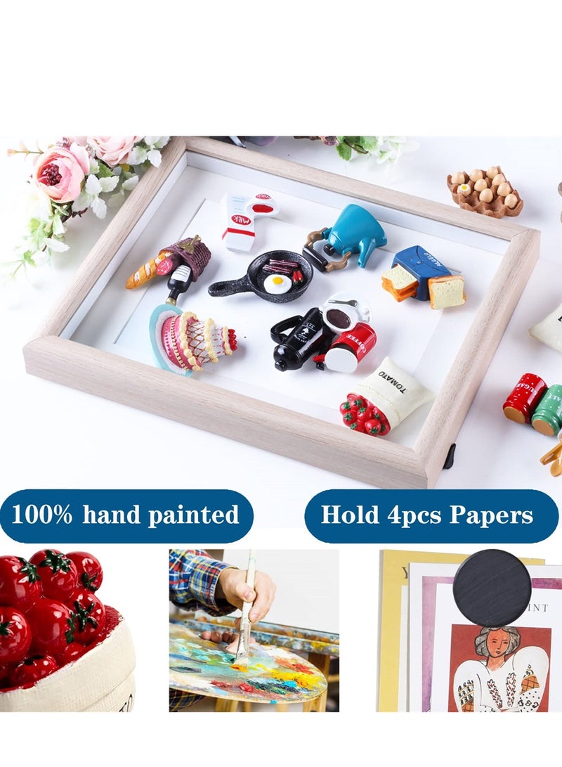 Food Fridge Magnets, Food Magnets for Fridge, Fun Refrigerator Magnets Decorative ,  Magnets Fridge Large Resin Strong Magnets for Kitchen Decor (6 Pcs)