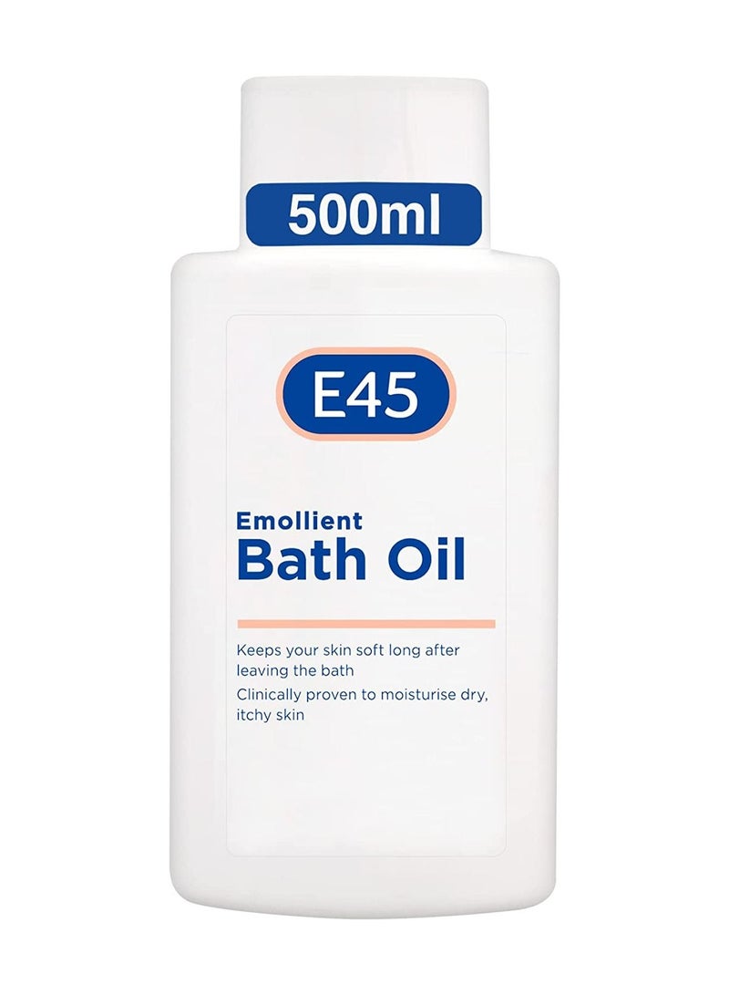 E45 Emollient Bath Oil to Moisturise Dry Skin