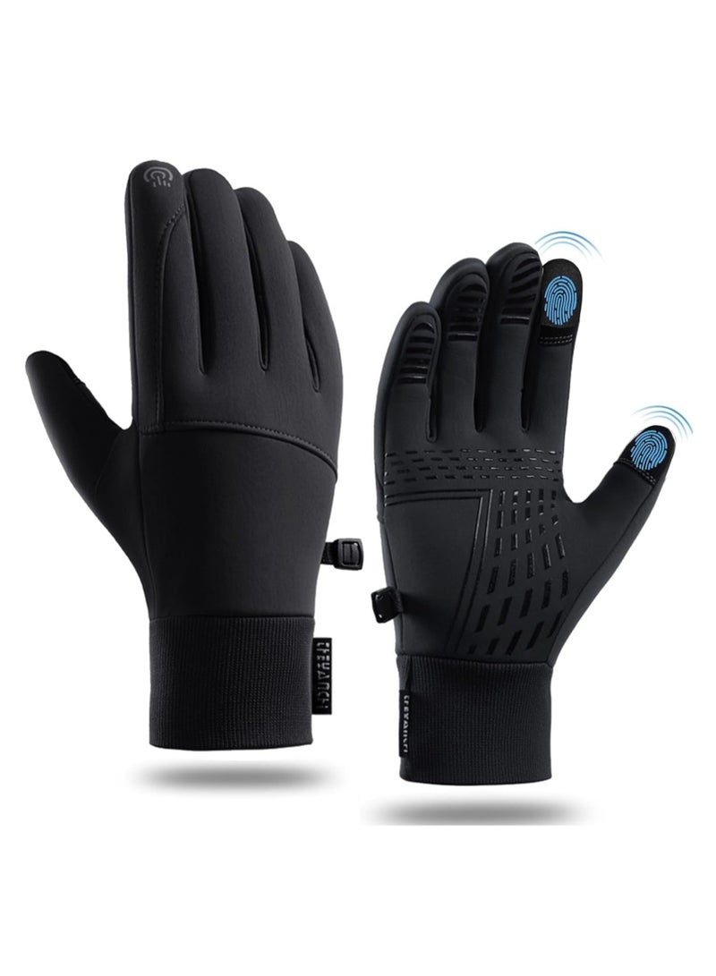 Winter Thermal Gloves, Touchscreen Compatible, Thermal, Windproof, and Anti-Slip, Perfect for Cycling, Running, and Driving, Men & Women’s Cold Weather Gear