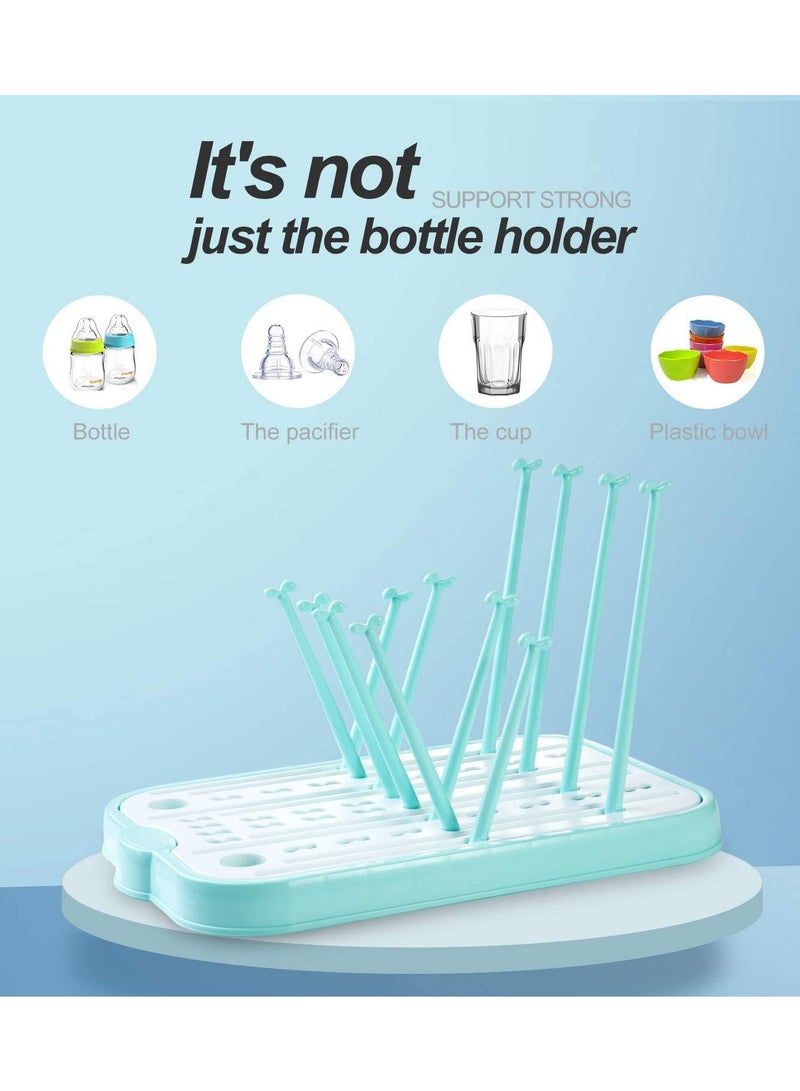 Baby Bottle Drying Rack for Kitchen Countertop Baby Bottle Drying Rack with Removable Water Tray Countertop Drying Rack Stylish Nursery Product