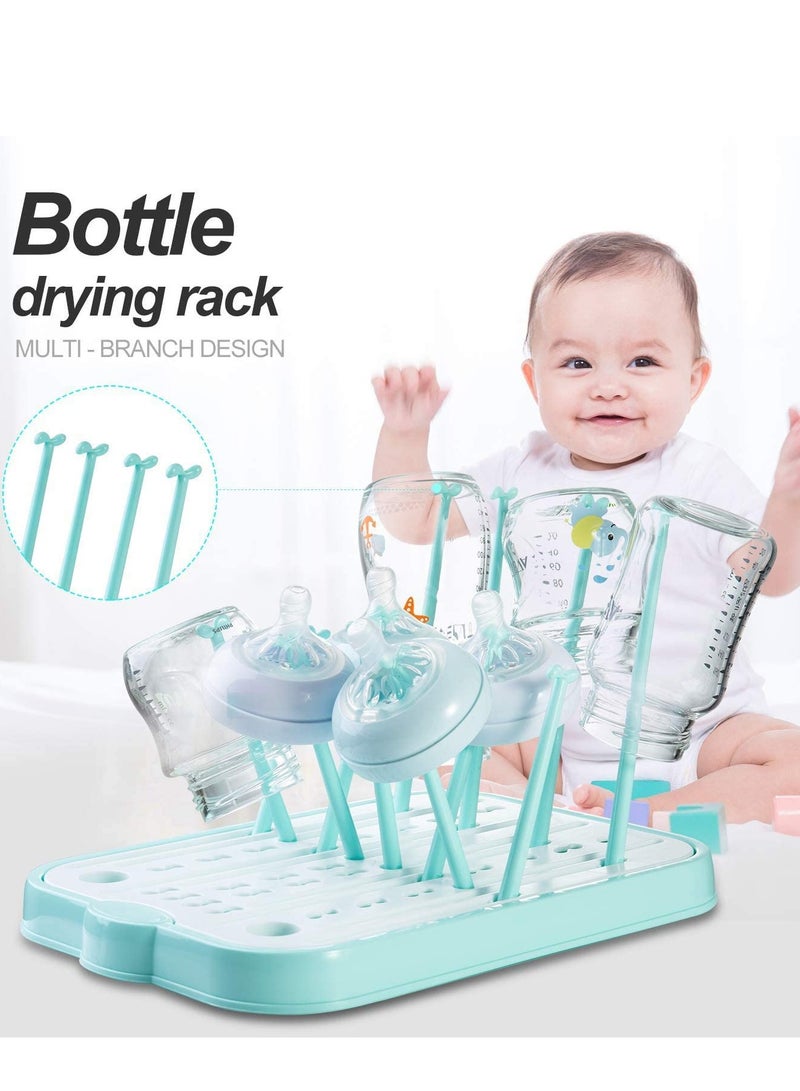 Baby Bottle Drying Rack for Kitchen Countertop Baby Bottle Drying Rack with Removable Water Tray Countertop Drying Rack Stylish Nursery Product